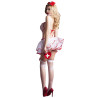 Déguisement sexy infirmière 6 pièces - J Lingerie