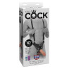 Gode ceinture creux 25 cm - chair