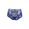 Tanga sexy bleu à laçage