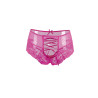 Tanga sexy rose à laçage