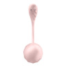Oeuf vibrant connecté Ribbed Petal rose - Satisfyer