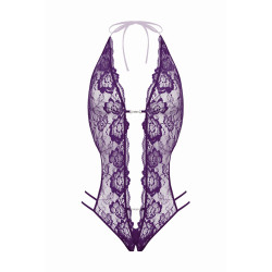 Body string ouvert Renee violet - Christine