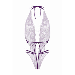 Body string ouvert Renee violet - Christine