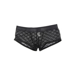 Boxer noir transparent