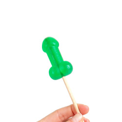 Sucette pénis à la menthe avec effet rafraichissant - Secret Play