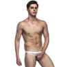 String blanc avec poche pour pénis