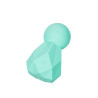 Mini vibro rechargeable BlissKey vert - FairyGasm