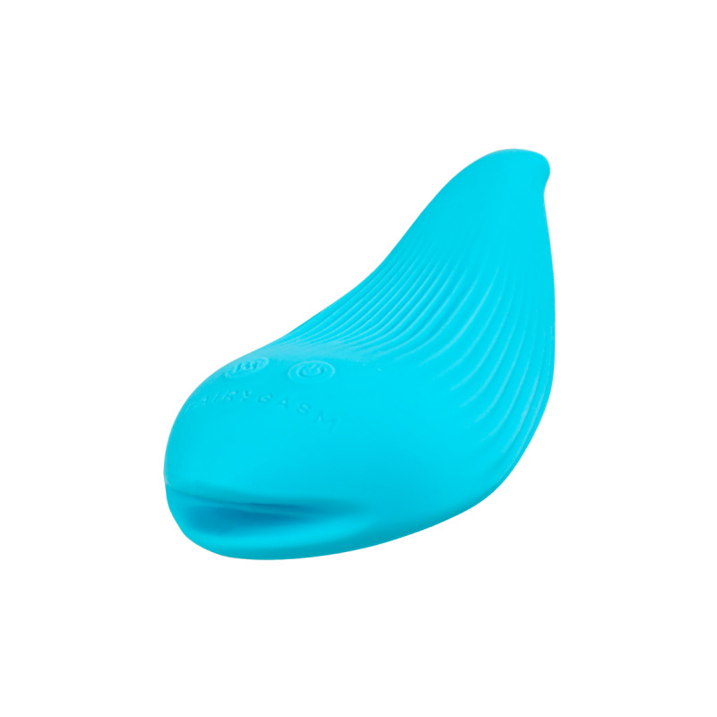 Mini vibro rechargeable DelightfulWave bleu - FairyGasm