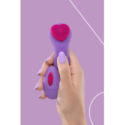 Stimulateur télécommandé de culotte HeartGem violet - FairyGasm