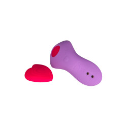 Stimulateur télécommandé de culotte HeartGem violet - FairyGasm