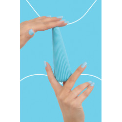 Vibro rechargeable IcyCone bleu - FairyGasm