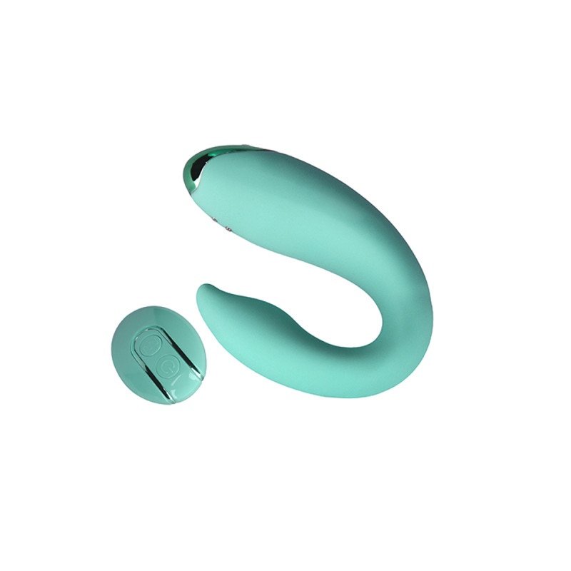 Vibro pour couples PleasureBerry vert - FairyGasm