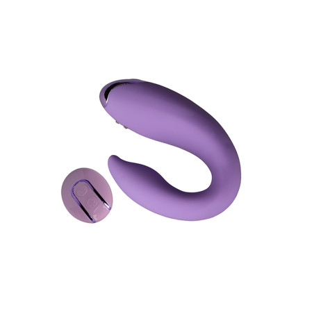 Vibro pour couples PleasureBerry violet - FairyGasm