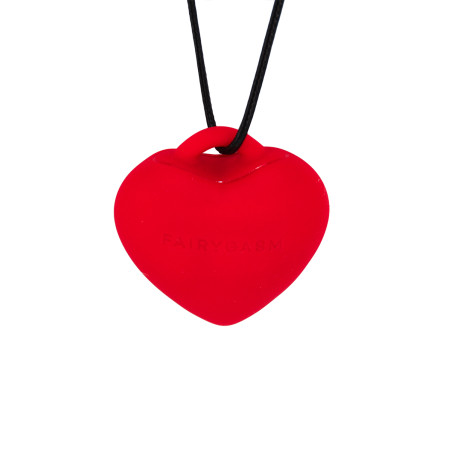 Stimulateur pendentif PleasureStone rouge - FairyGasm