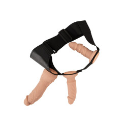 Gode-ceinture 3 dildos multi-positions - You2Toys