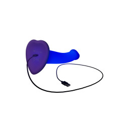 Dildo lumineux violet - Strap-On-Me