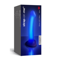 Dildo lumineux violet - Strap-On-Me