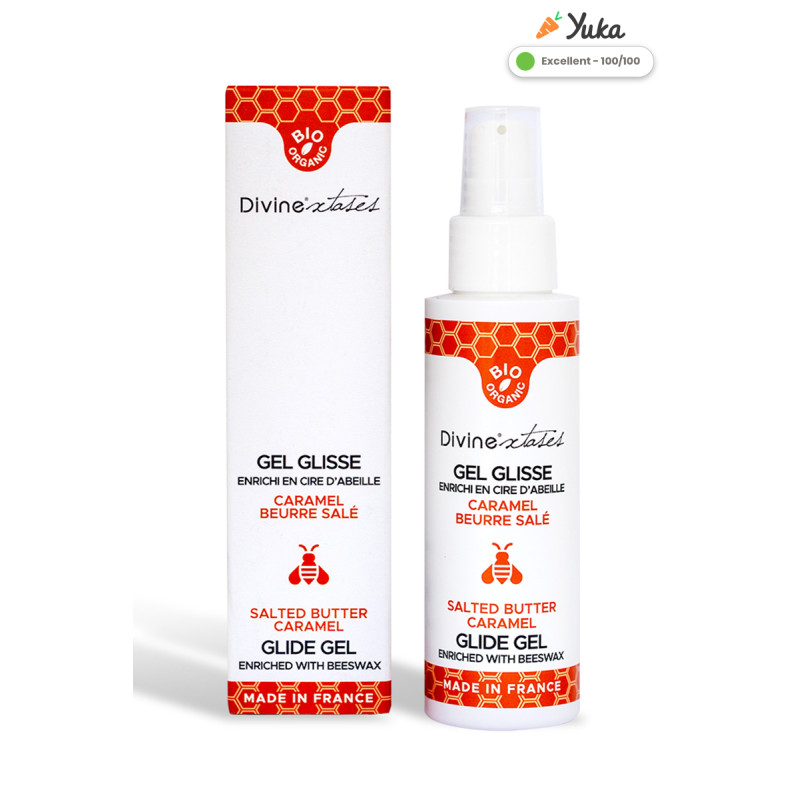 Lubrifiant Bio caramel beurre salé 100ml - Divinexstases
