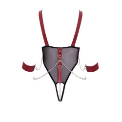 Body de bondage ouvert et seins nus - Cottelli Bondage