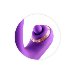 Vibromasseur rabbit 3-en-1 Joyfully violet - Yoba