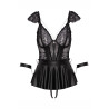 Ensemble 3 pièces lingerie Fetish - Cotelli Bondage