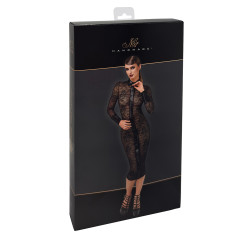 Robe fourreau Noirelle F376 - Noir Handmade