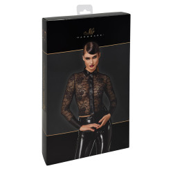 Chemise dentelle Noirelle F377 - Noir Handmade