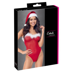 Ensemble body et bonnet de noel - Cottelli Lingerie