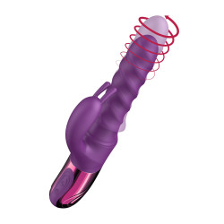Vibro Swirl Rabbit Thrusting Vibrator - She.E.O