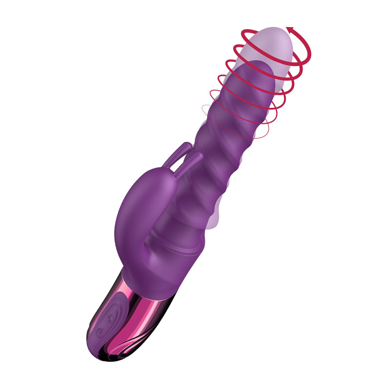 Vibro Swirl Rabbit Thrusting Vibrator - She.E.O