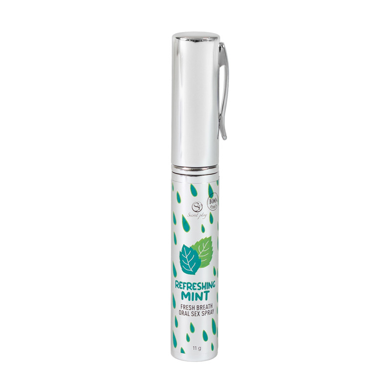 Spray sexe oral et haleine fraiche à la menthe