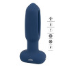 Plug anal vibrant avec langue oscillante - Anos