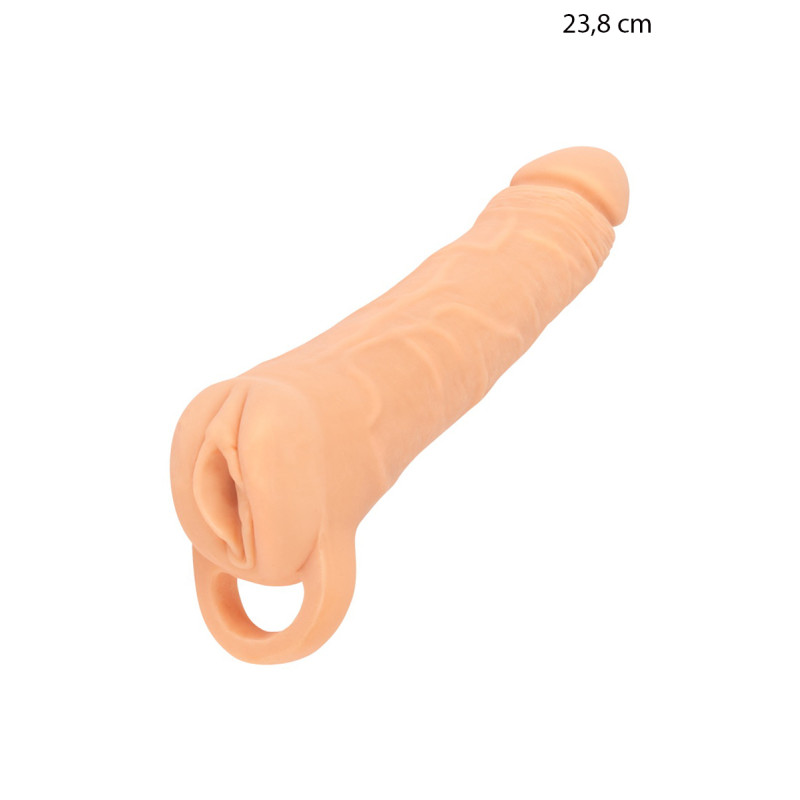 Extension de pénis  23,8 cm + Masturbateur - Nature Skin