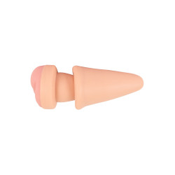 Extension de pénis + plug anal - Nature Skin