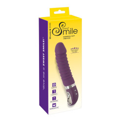 Vibro chauffant rechargeable 23,5 x 4,1 cm - Sweet Smile