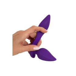 Plug et stimulateur externe vibrant 2 en 1 - Sweet Smile