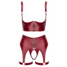 Ensemble seins nus 3 pièces Rouge - Cottelli LINGERIE