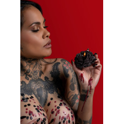 Set 2 bougies rose Bondage - Taboom