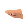 Masturbateur et extension de pénis  18,5 cm - Nature Skin