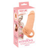 Masturbateur et extension de pénis  18,5 cm - Nature Skin