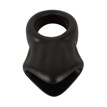 Cock Ring avec Ball Stretcher liquid silicone - Erecto 