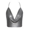 Top en métal argenté - Cottelli ACCESSOIRES