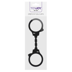 Menottes silicone stretchy - noir