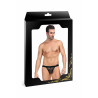 String homme noir résille