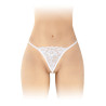 String avec perles Venusina - blanc