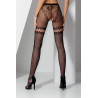 Collants ouverts S015 - Noir