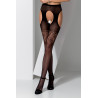 Collants ouverts S017 - Noir