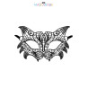 Loup broderie souple Nuit