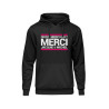 Sweat à capuche J&M On dit merci qui ?