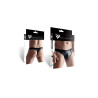 String wetlook noir - Regnes